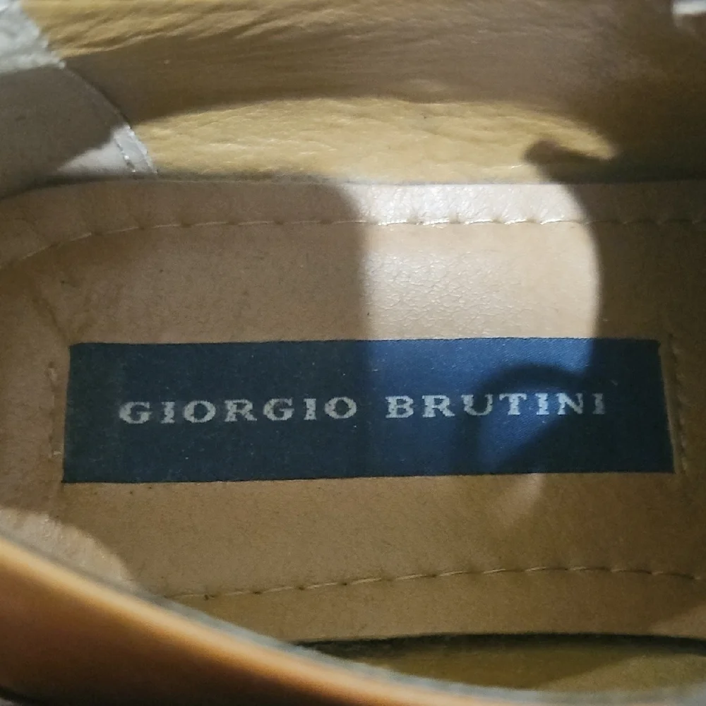 Giorgio Brutini Brown Leather Oxfords Classic Design
